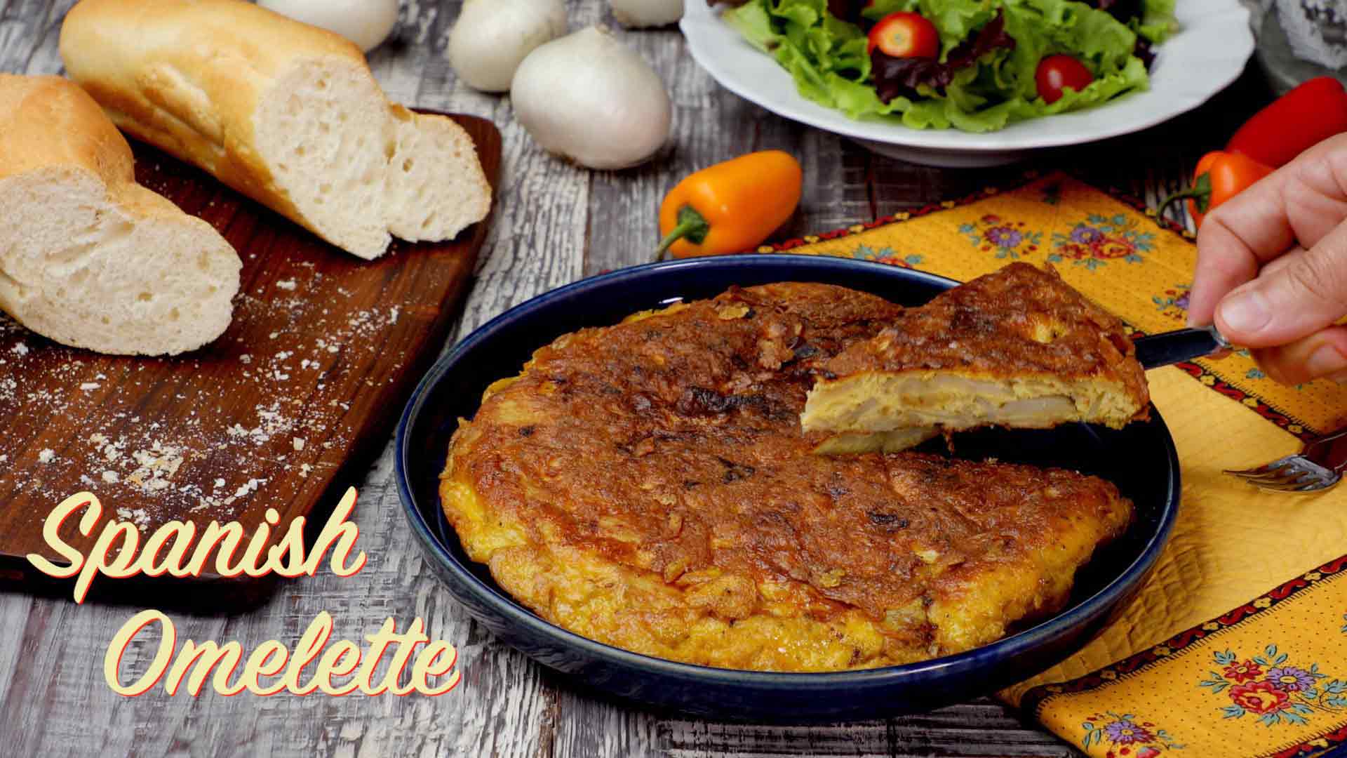 Easy Spanish Omelette | Breakfast and Snack Recipe | Tortilla de Patatas