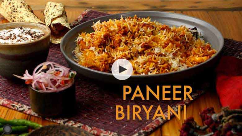 Paneer Biryani Recipe