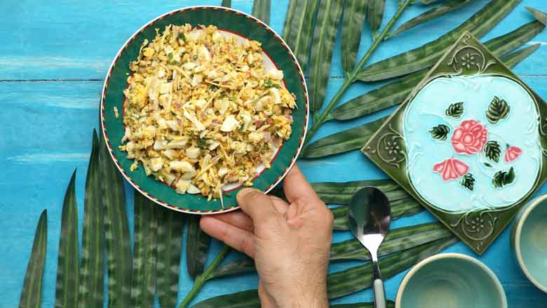 Indian Egg Salad Recipe: Indian Style Egg Salad - How to make easy