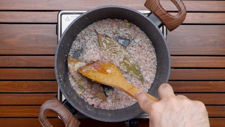 Sauté spices and onion till lightly coloured - Corn Biryani Recipe Sweet Corn Rice