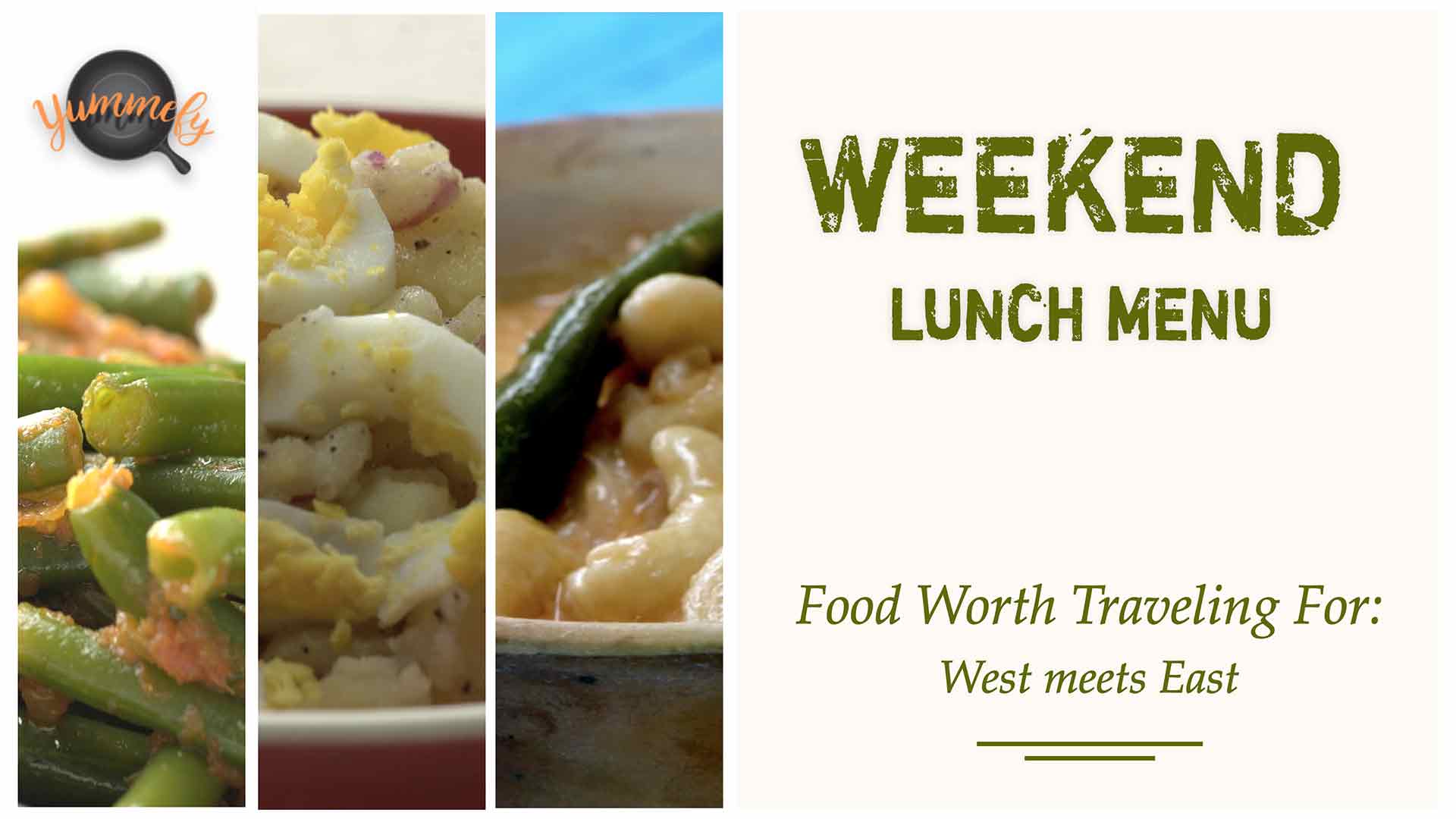 Weekend Lunch Menu | West Meets East 