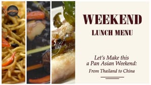 Pan Asian Weekend Lunch Menu