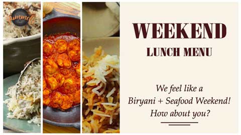 A Biryani and Seafood Weekend