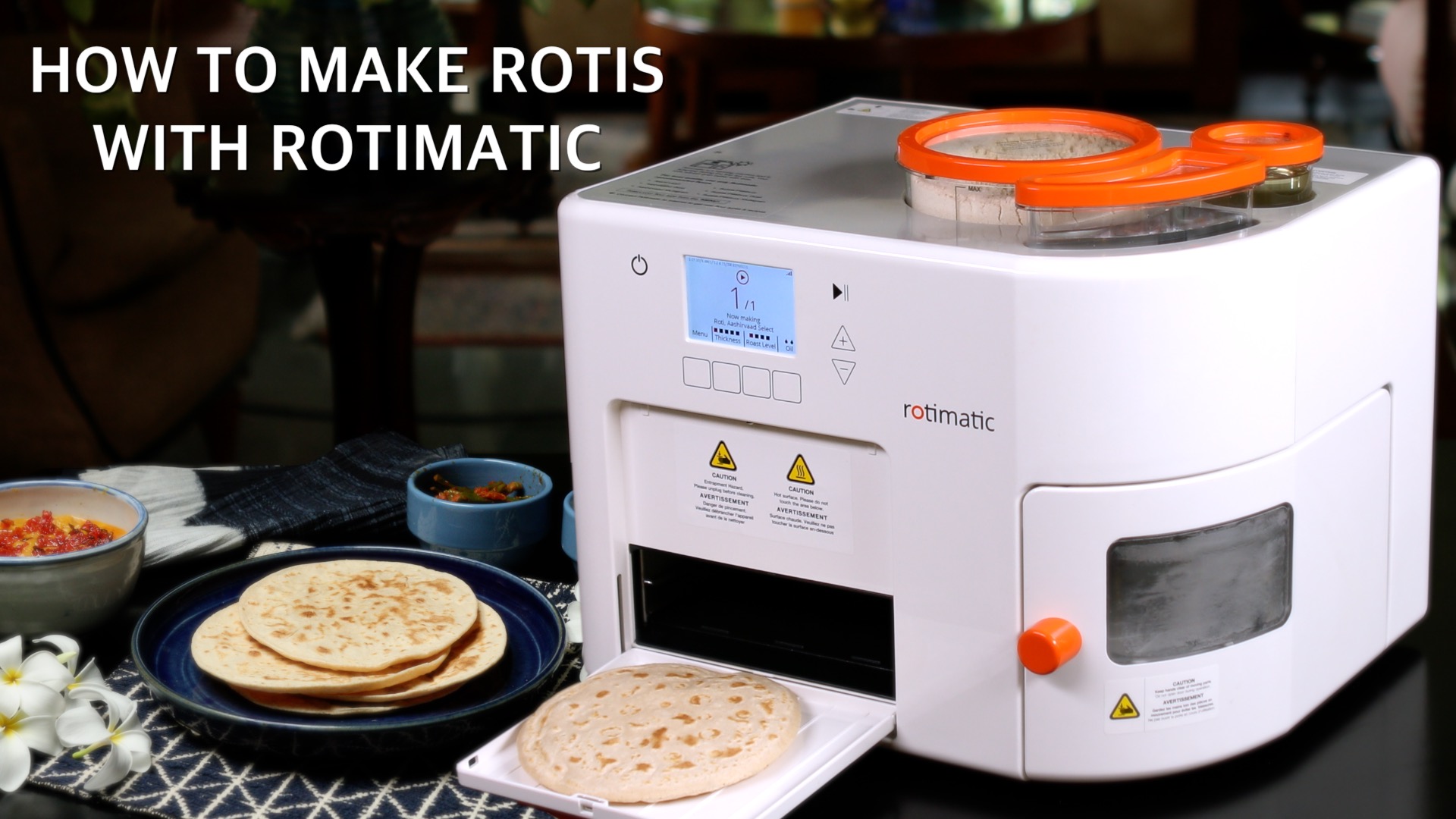 How to make Rotis with Rotimatic – The Automatic Roti Maker