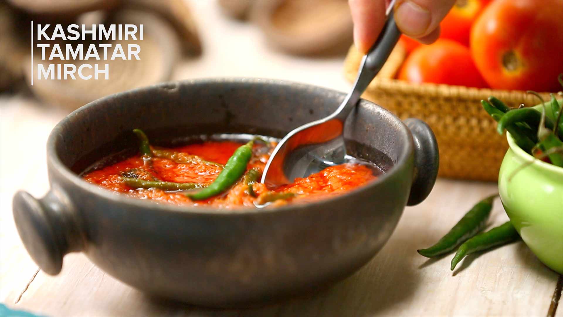 Kashmiri Tamatar Mirch Recipe Easy Kashmiri Cuisine Yummefy