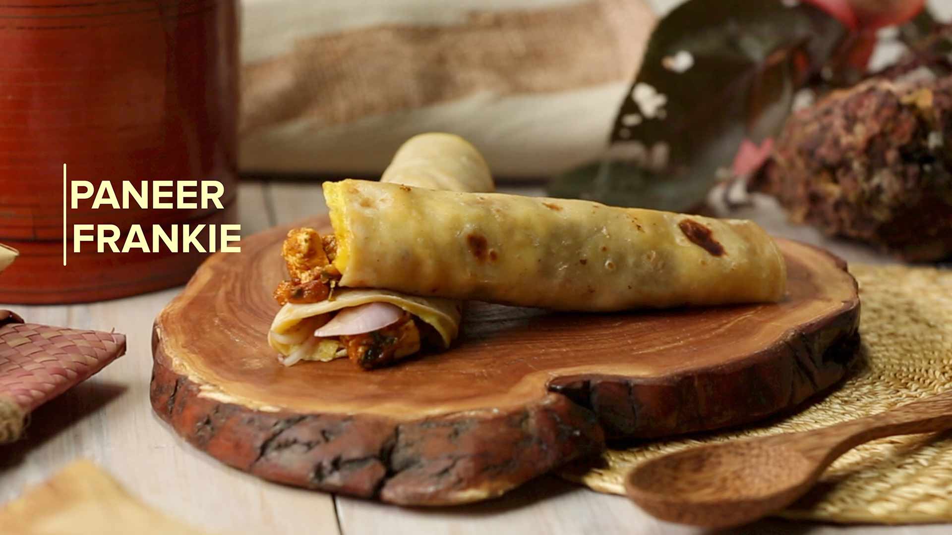 Paneer Frankie Recipe Paneer Kathi Roll Paneer Frankie Paneer Roll