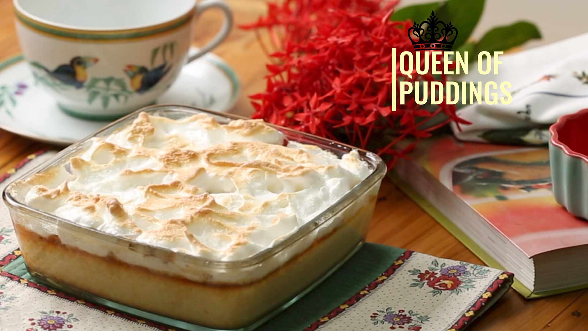 Queen of Puddings | How to make delicious Bread Pudding | Easy Dessert Recipe