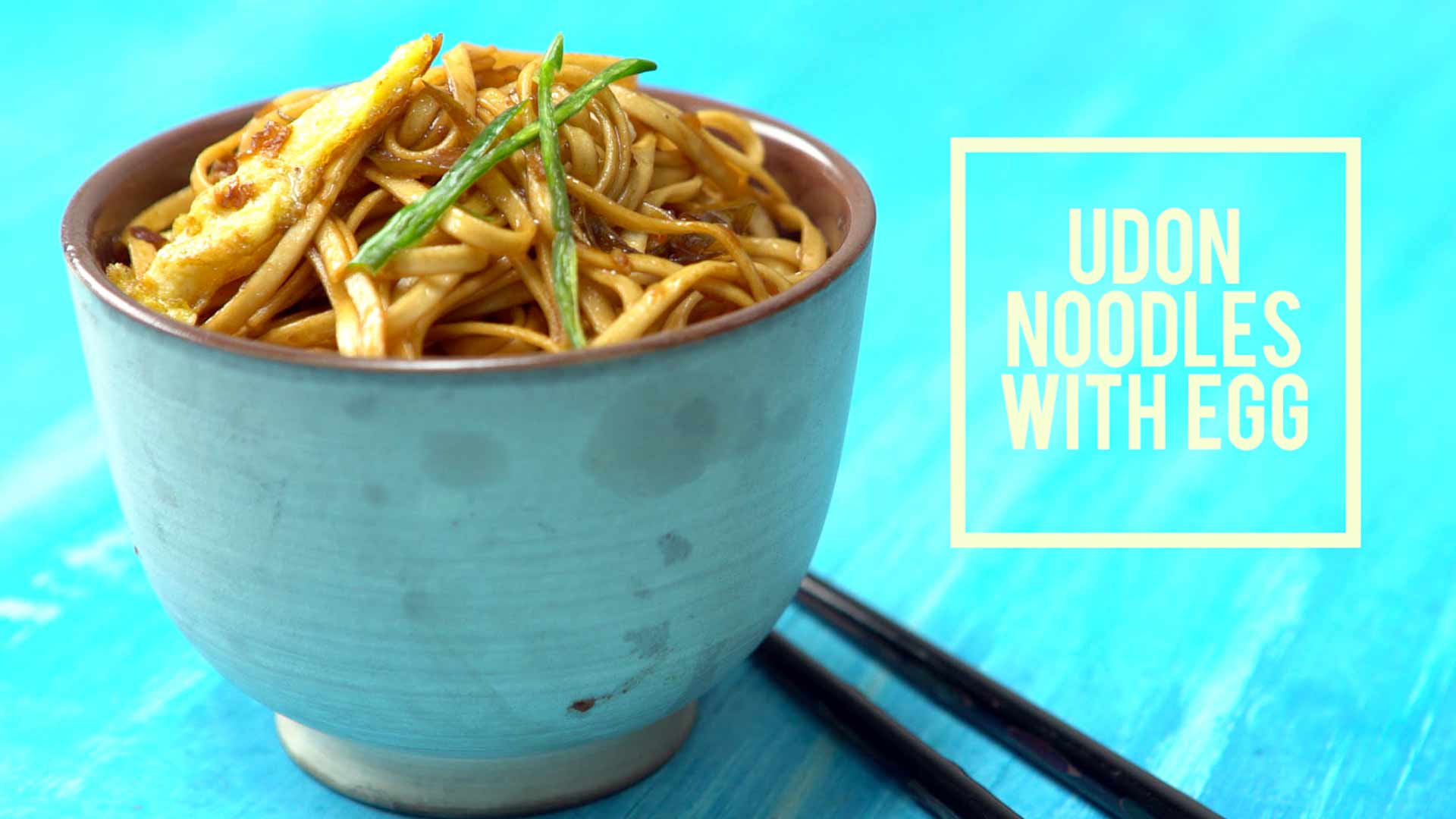 Easy Udon Noodles with Egg Yummefy Videos and Recipes