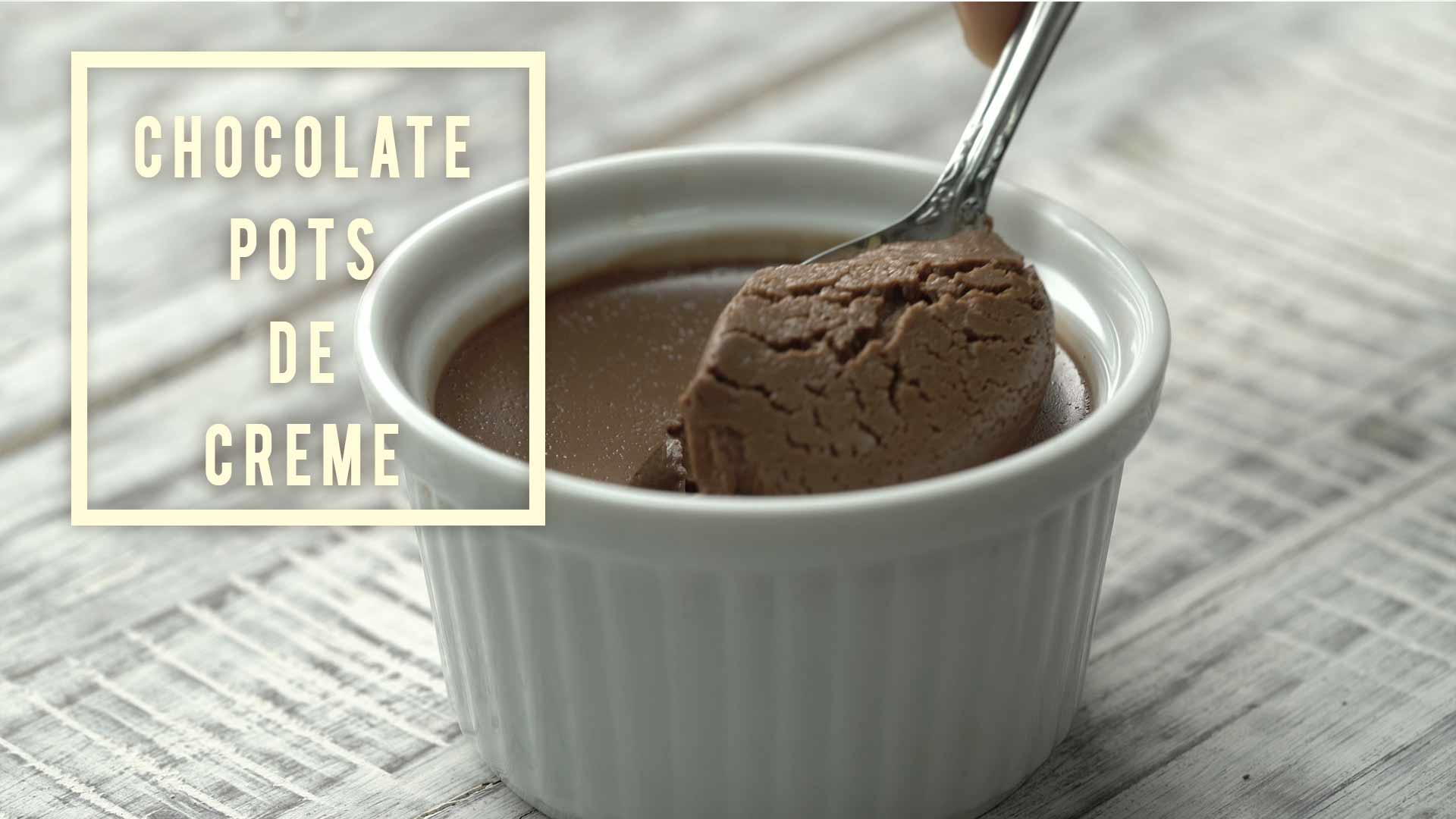 Chocolate Pots de Creme Recipe How to Make Chocolate Pot de Creme