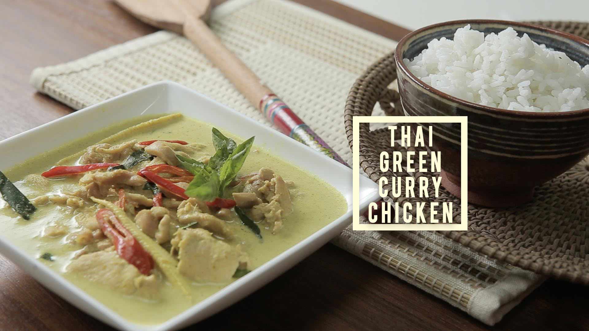 Thai Green Curry Chicken Recipe: Step by Step Video Thai Green Curry