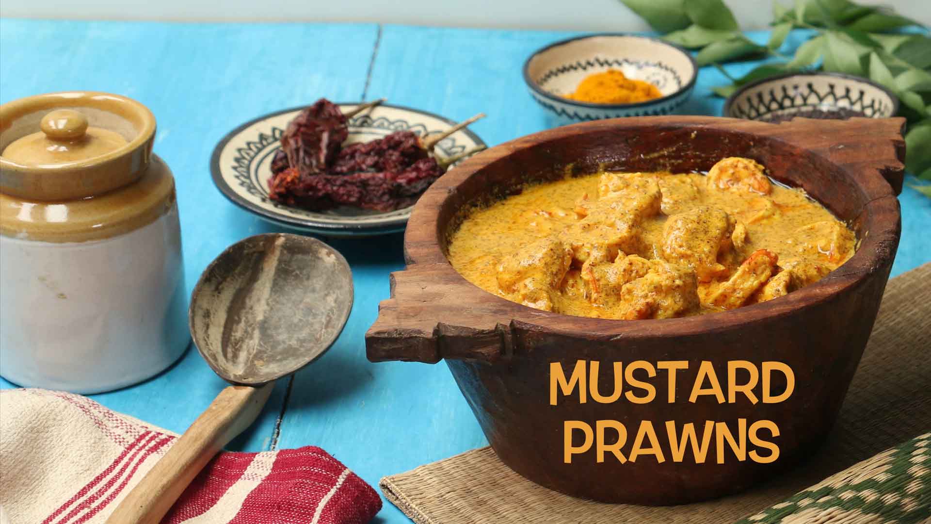 Mustard Prawns Recipe | How to Make Quick and Easy Mustard Prawns