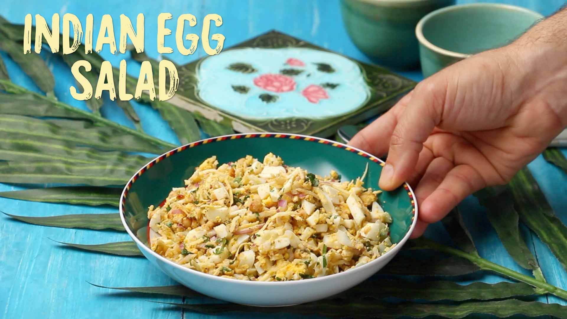 Indian Egg Salad Recipe: Indian Style Egg Salad - How to make easy