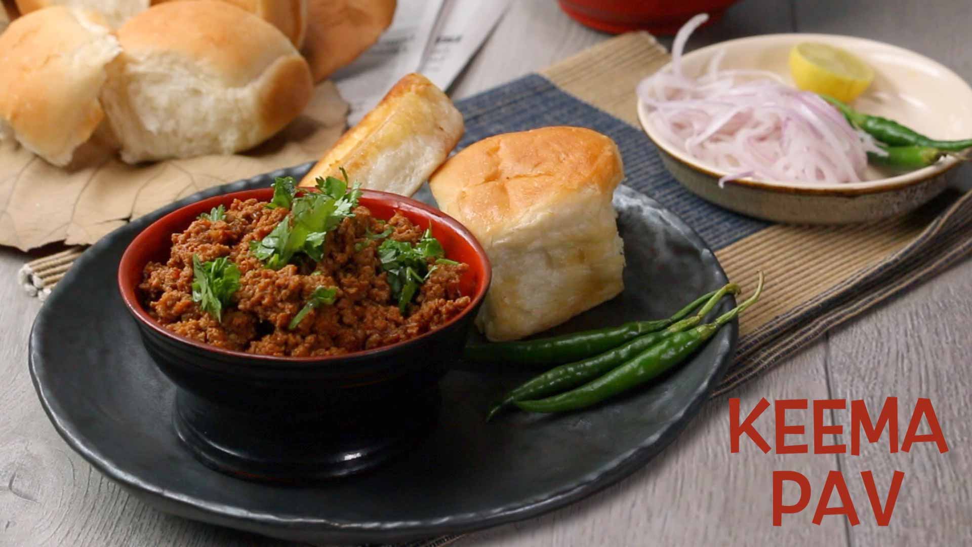 Keema Pav Recipe | How To Make Mumbai Style Keema Pao