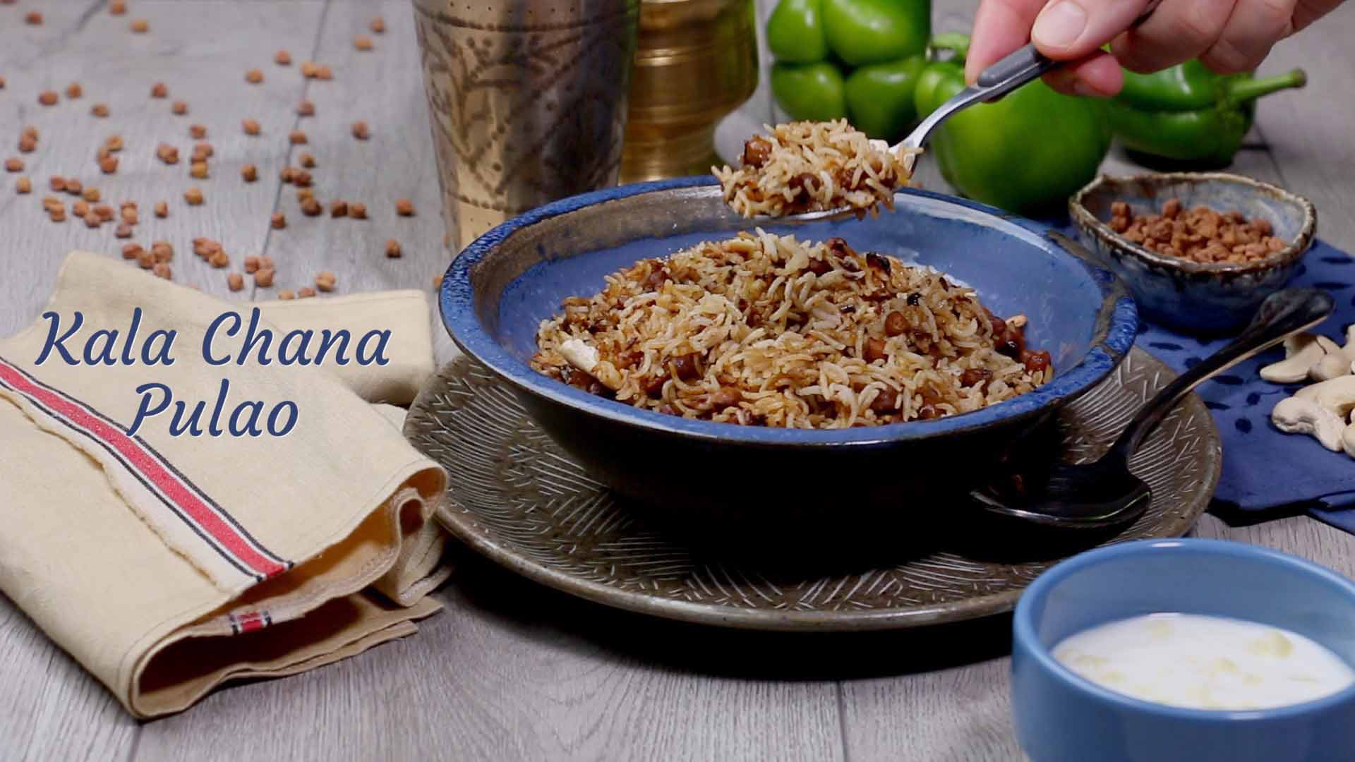 Kala Chana Pulao | Chana Rice Recipe | Black Chickpeas Pulao