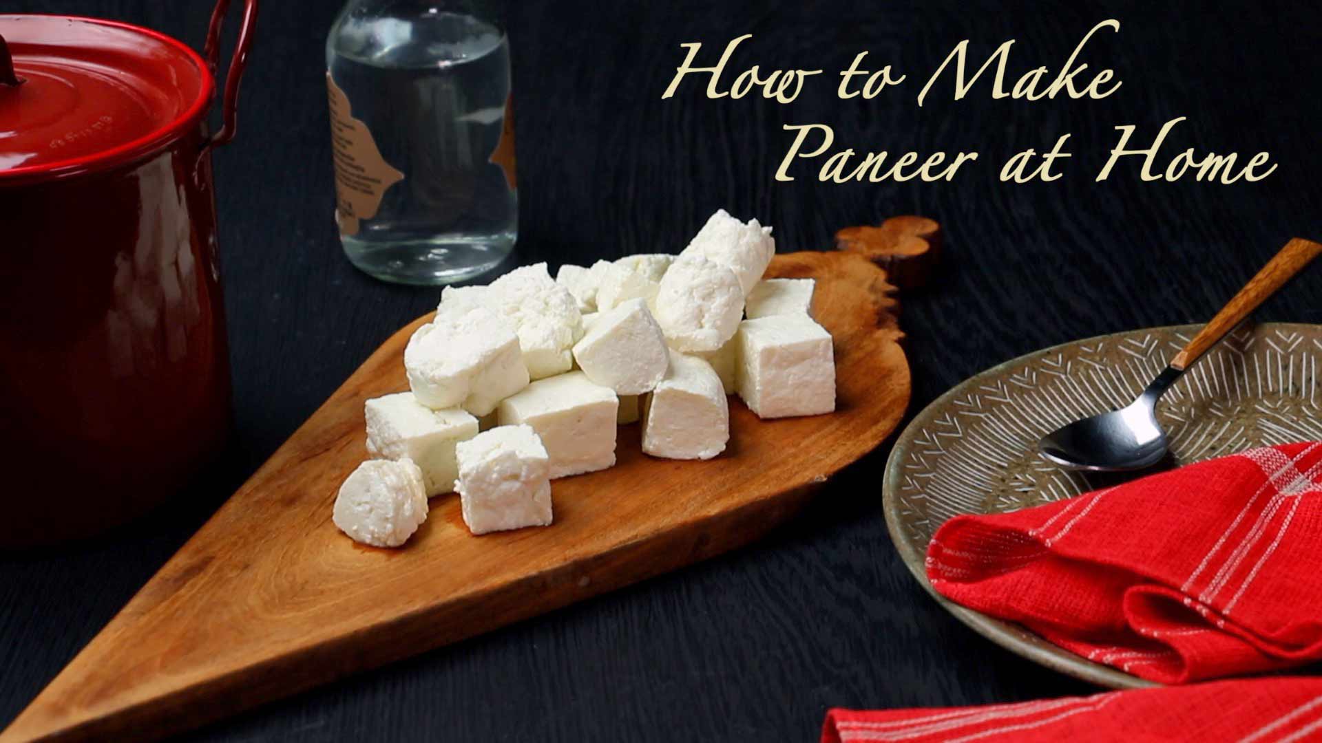 How to Make Paneer at Home  Quick and Easy