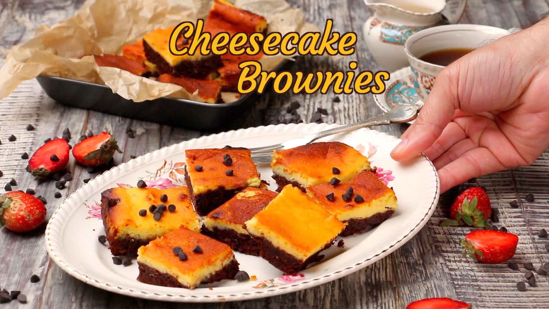 Cheesecake Brownies Recipe | The Best Brownies Ever