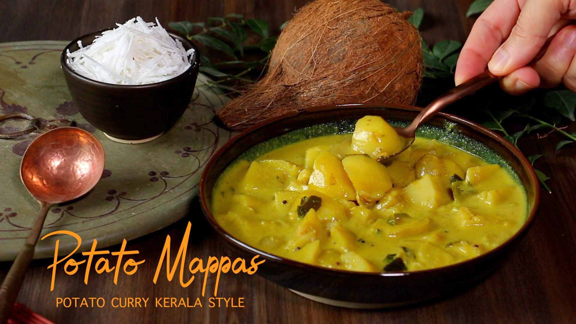 Potato Mappas Recipe | Potato Curry Kerala Style