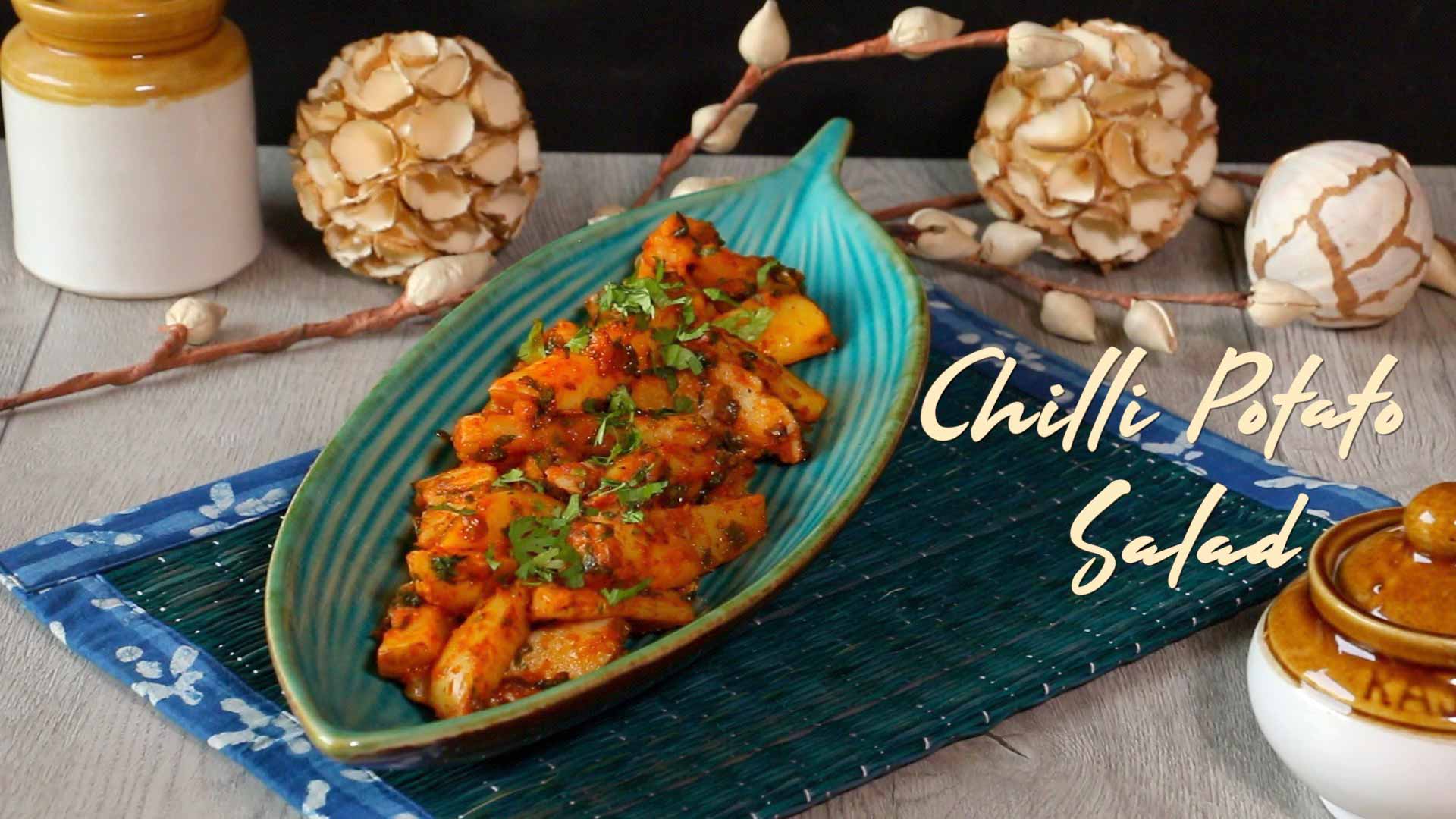 Chilli Potato Salad Recipe | Quick & Spicy Potato Salad
