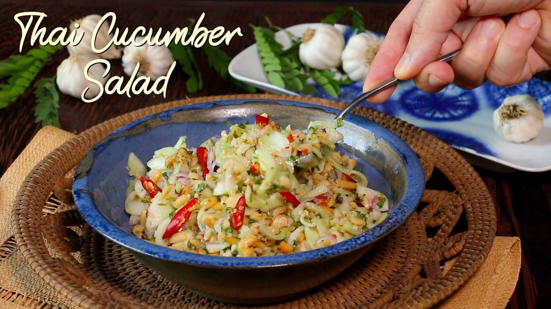 Best Thai Cucumber Salad Recipe | Sweet & Sour Cucumber Salad
