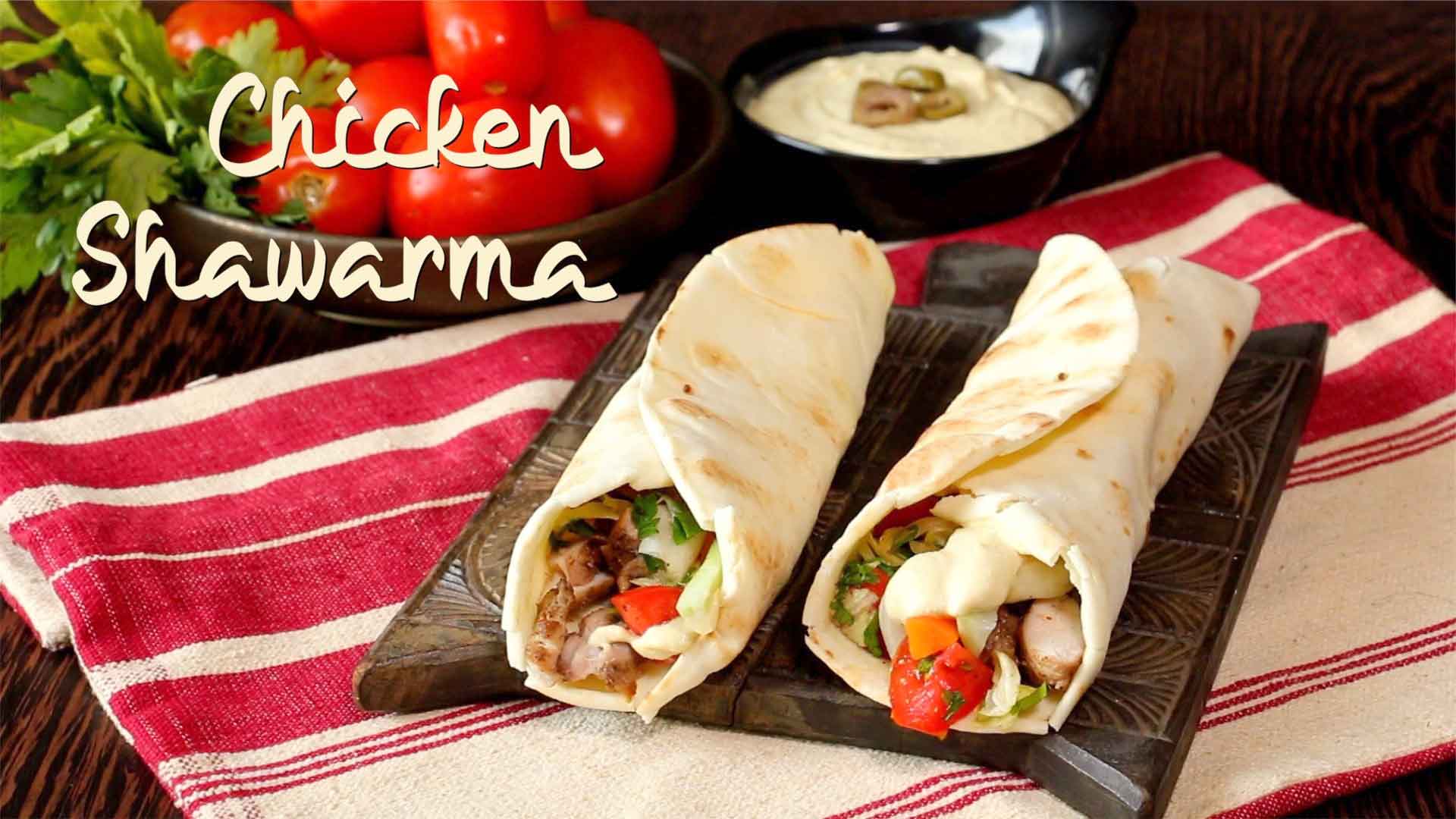 Chicken Shawarma Recipe | Homemade Chicken Shawarma by Yummefy