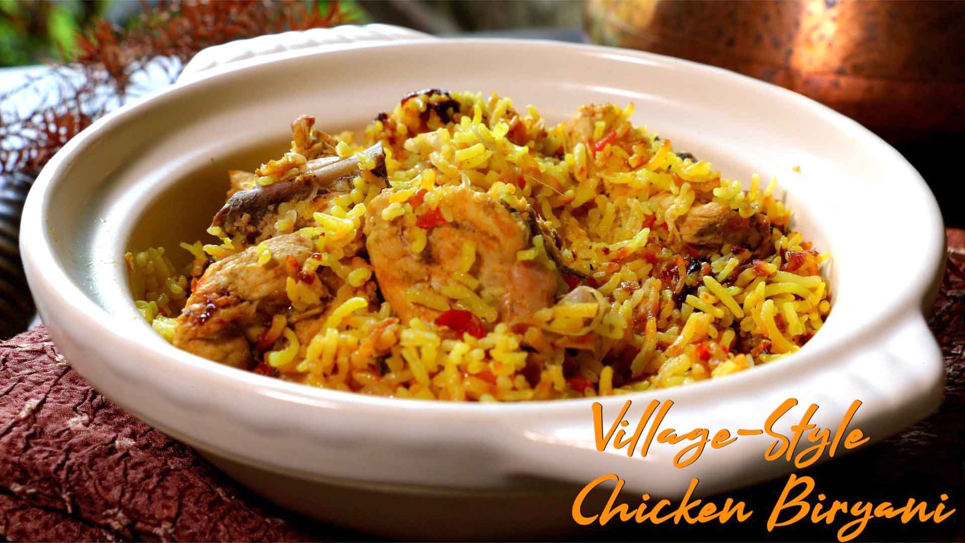 Village Style Chicken Biryani Recipe | How to make Andhra Chicken Biryani
