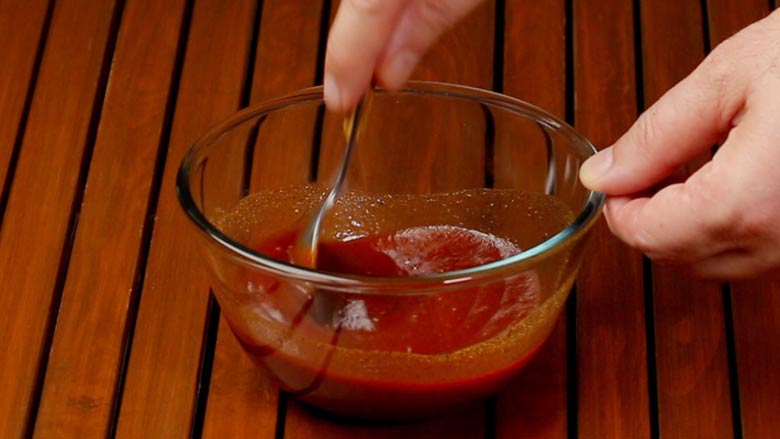 Stir sauce to mix well and set aside - Veg American Chop Suey Recipe
