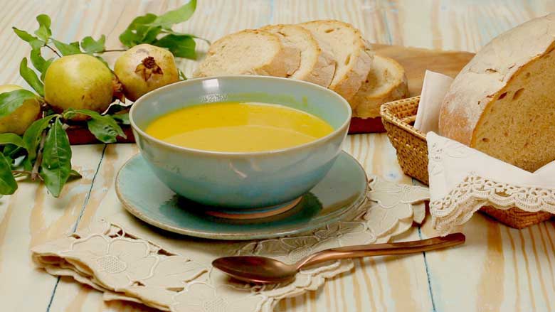 Add lime juice and transfer to a serving bowl - Mulligatawny Soup Recipe