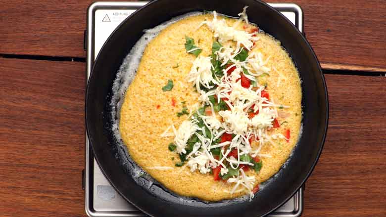 Spanish Omelette Recipe - Easy way to make spanish omelette - Yummefy Recipe