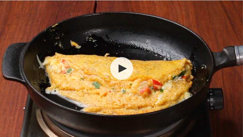 Masala Cheese Omelette