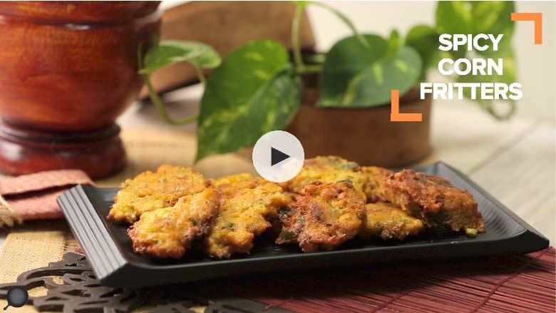 Spicy Corn Fritters Recipe