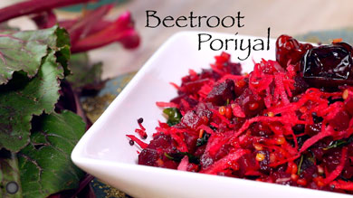 Healthy Beetroot Poriyal Recipe | Tasty And Easy | Quick Tarka Stir-Fry