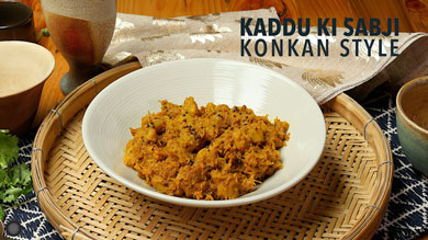 Kaddu ki Sabji Konkan Style | Pumpkin Recipe | Kaddu Recipe