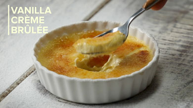 Vanilla Creme Brulee Recipe | Make this Classic Dessert at Home | Creamy and Delicious
