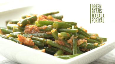 Spicy Vegetarian! Chettinad Green Beans Masala Poriyal | So Easy