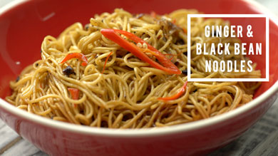 Flavourful Ginger and Black Bean Noodles Recipe | A 5-Star Recipe | Quick and Easy