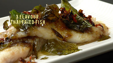 Fried Fish with a 3 Flavor Thai Sauce | Easy Deliciousness