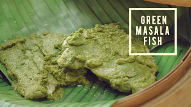 Fragrant Steamed Green Masala Fish | Patra ni Macchi