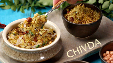 Chivda Recipe | How to Make Easy Poha Chivda | Festival Recipes