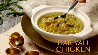 Hariyali Chicken Recipe | Hariyali Murgh Masala