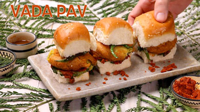 Vada Pav Recipe | Mumbai Vada Pav