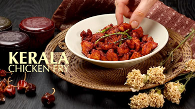 Kerala Chicken Fry Recipe | How to make spicy Chicken Fry Kerala Style