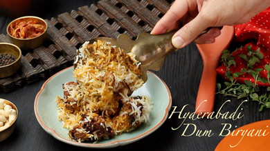Hyderabadi Dum Biryani Recipe | How to make the Best Hyderabadi Dum Biryani