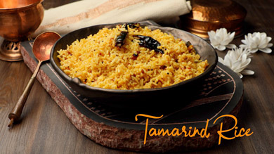 Tamarind Rice Recipe | Puliyodharai Recipe | Puliyogare Temple Style