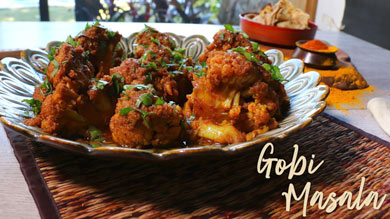 Gobi Masala Recipe | Restaurant Style Cauliflower Masala