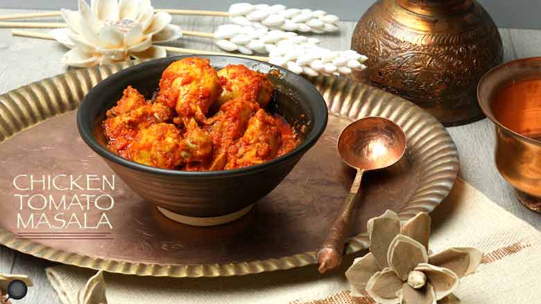 Chicken Tomato Masala Recipe – Thakkali Masala Kozhi from Chettinad