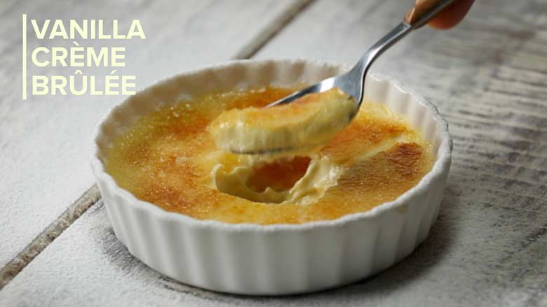 Vanilla Creme Brulee Recipe | Make this Classic Dessert at Home | Creamy and Delicious
