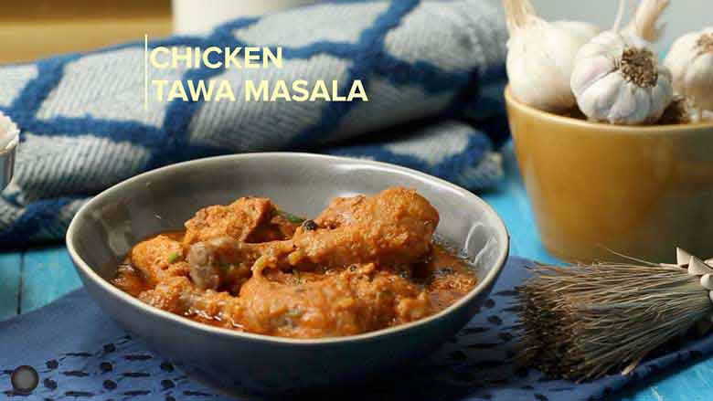 Dhaba Style Chicken Tawa Masala | How to make Murg Tawa Masala at Home