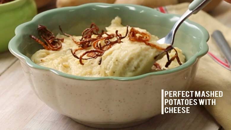 Cheesy Mashed Potatoes recipe | The Best Mashed Potatoes at home
