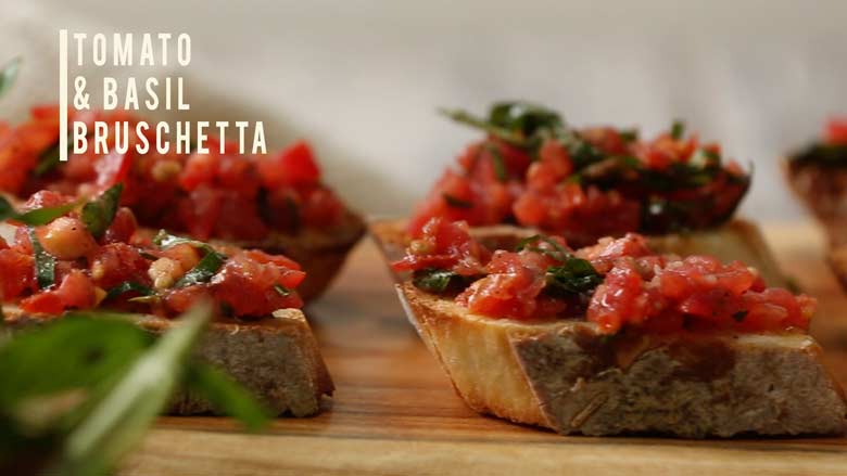 Quick and Easy Tomato & Basil Bruschetta |  Ready in 10 minutes | Best Italian Antipasti
