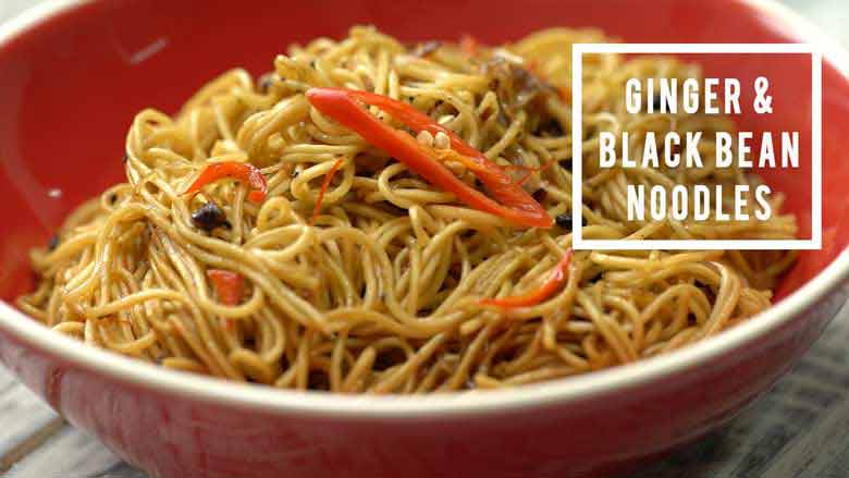 Flavourful Ginger and Black Bean Noodles Recipe | A 5-Star Recipe | Quick and Easy